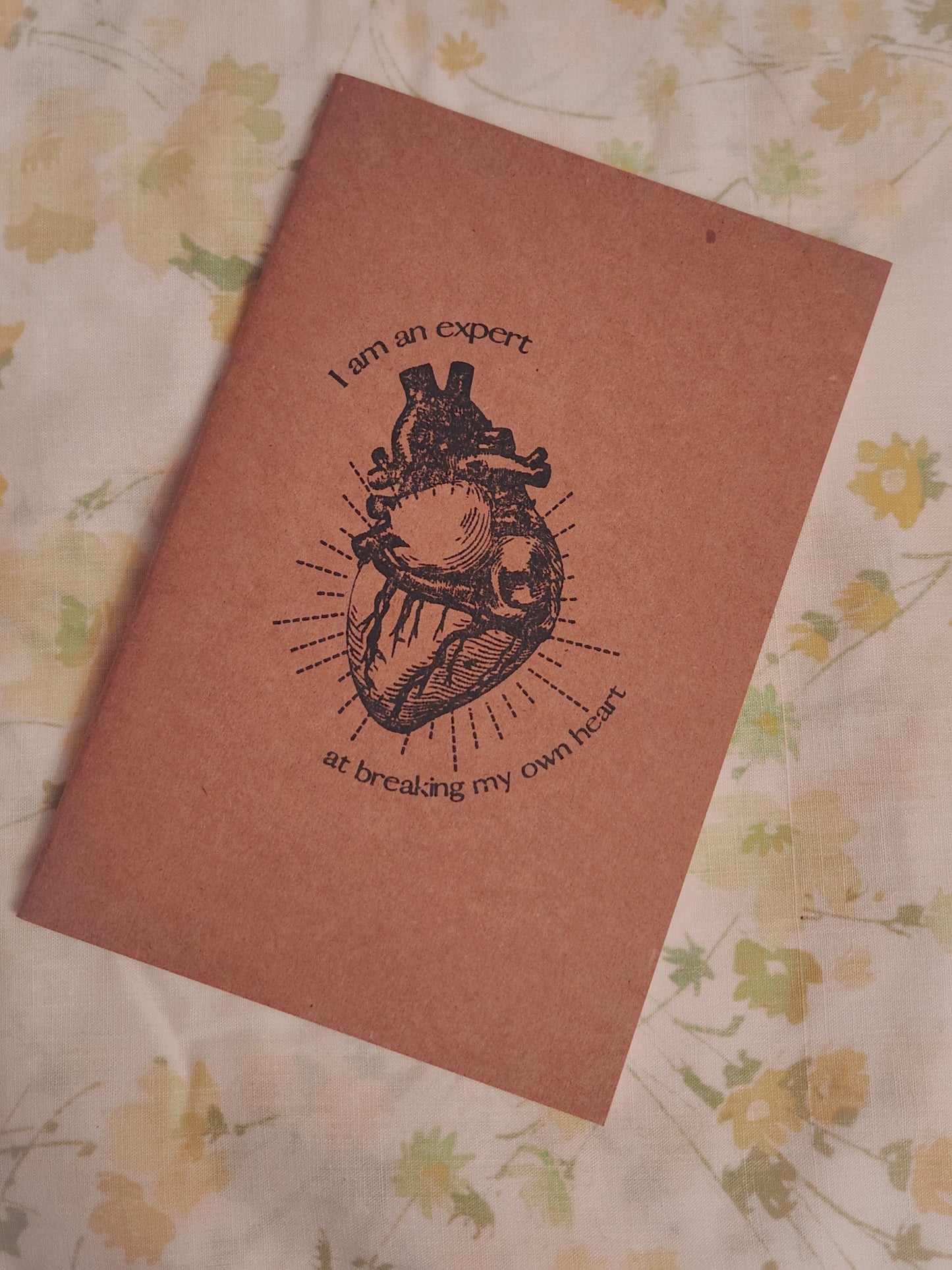 Hand Stamped Notebook