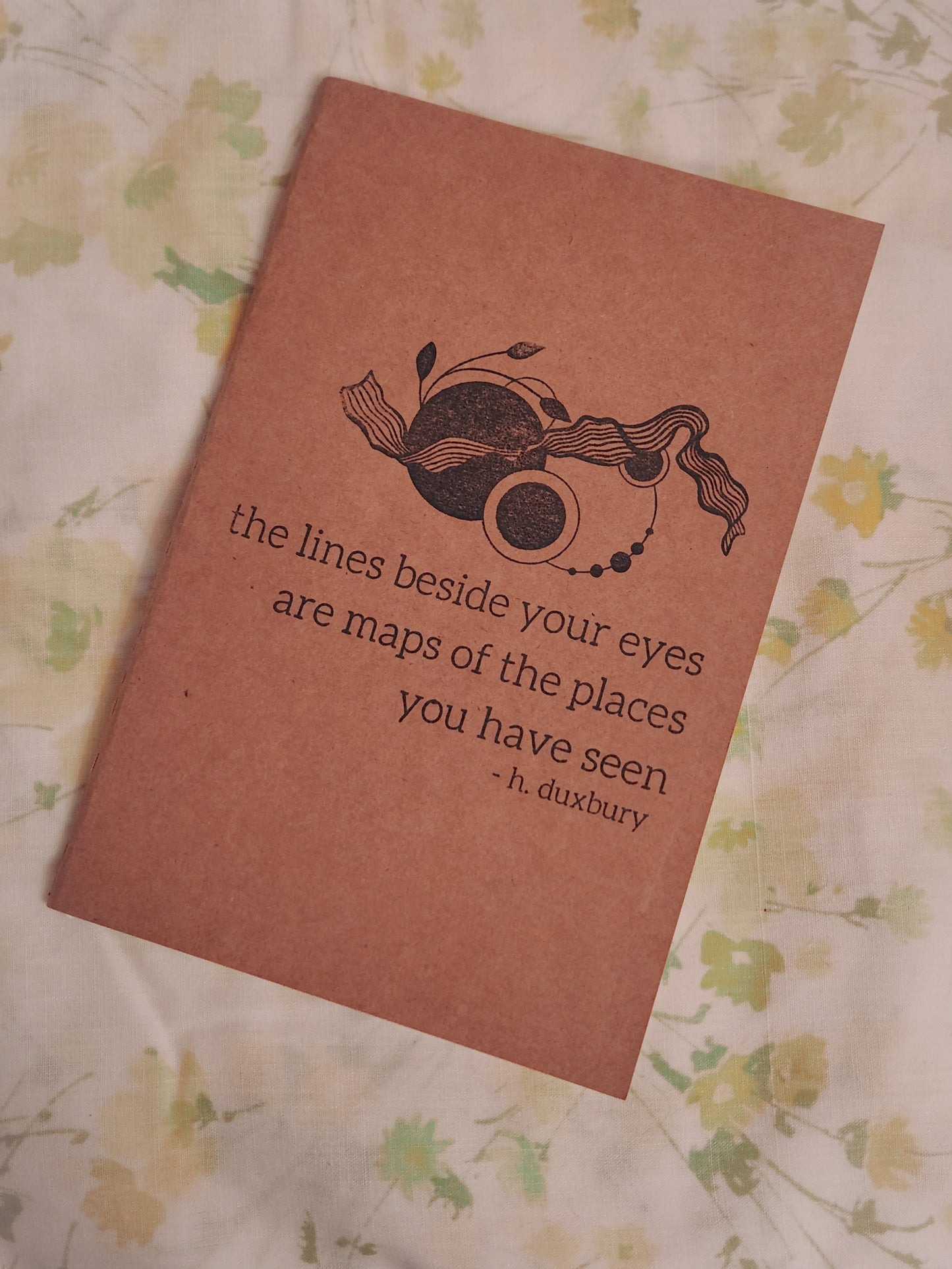 Hand Stamped Notebook