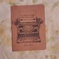 Hand Stamped Pocket Sketchbook